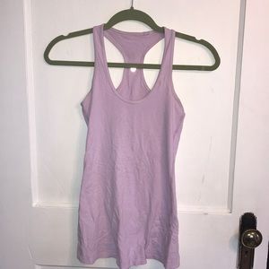Lulu lemon Lilac racerback tank size 4